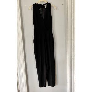 Black Sleeveless Jumpsuit
